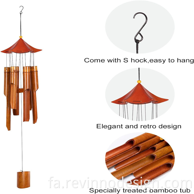 Bamboo Wind Chimes for Gift 